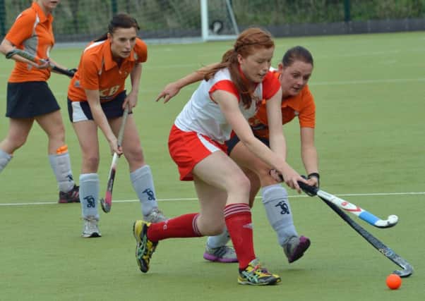 Chloe McIlwaine scored one and set another up in Larne IIIs win over Banbridge III at Greenland on Saturday.