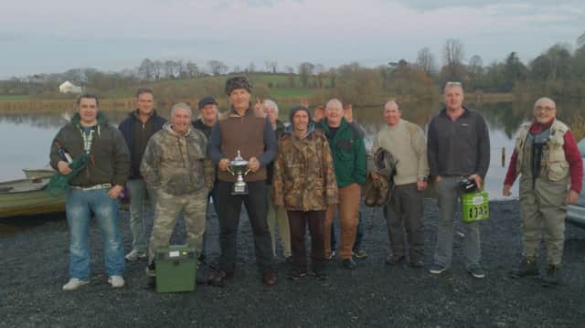 Anglers who took part in the Hugh Brunty Memorial Competition in aid of Macmillan Cancer Support at Islandderry Fishery.