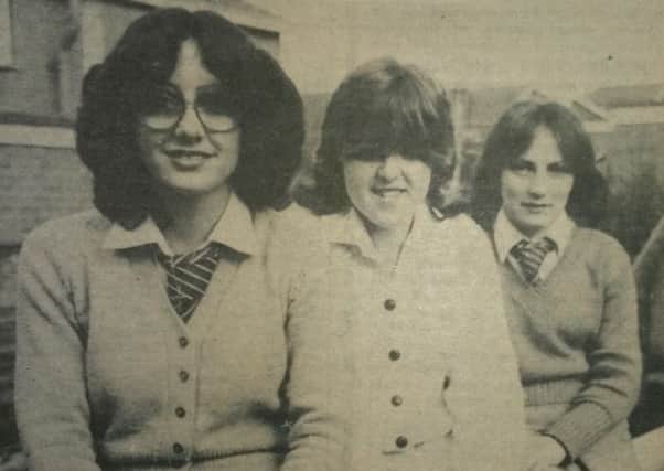 Three Waterside teenagers - Pamela Robb, Diane Coates and Tracey Donaghy, featured on the front page of the Sentinel, after launching a petition calling for more entertainment for young people in Londonderry.
