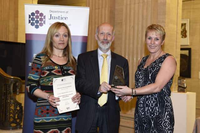 The CHAT SHRE THINK! project, headed by Sergeant Siobhan Ennis and Constable Rachel Wilson and first supported by Moyle PCSP, was highly commended by the Justice Minister David Ford at the Justice in the Community Awards at Parliament Buildings last week. INBM49-14S