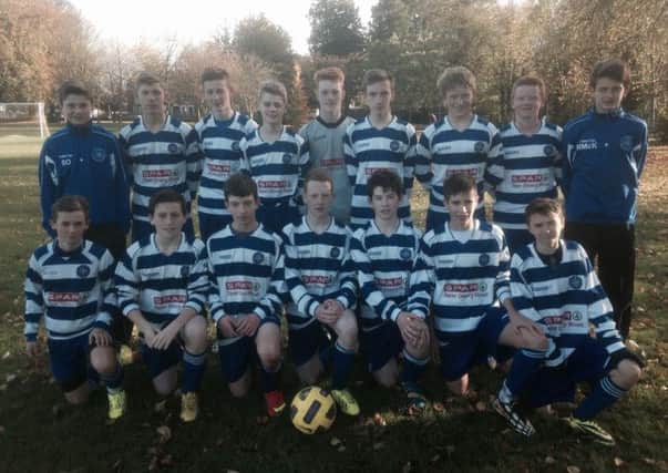 Northend United U16s who beat Annagh United 3-0 at the Showgrounds on Saturday in the NIBFA Cup.