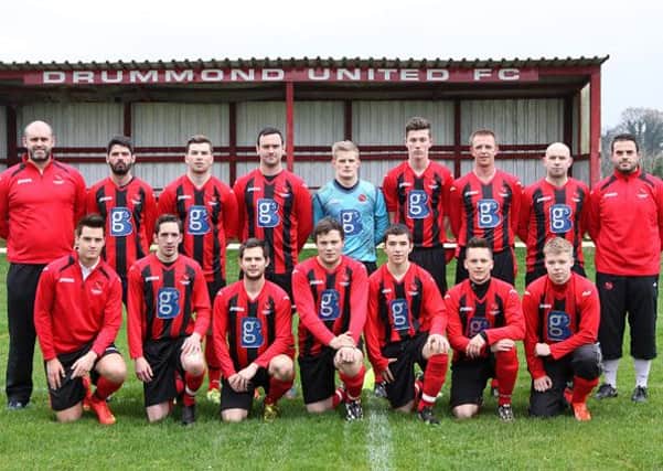 The Drummond United squad who played Annagh on Saturday. INLV4814-275KDR