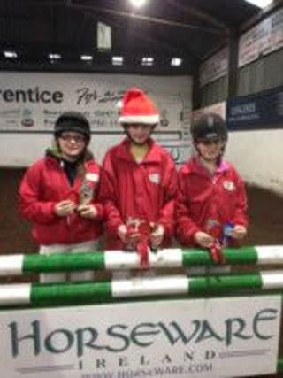 Mourne High Flyers were in festive mood after they won the HORSEWARE Junior League.