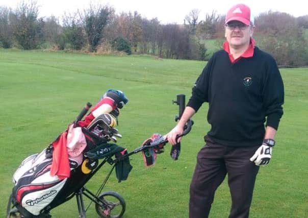 Derek Powell winner of Saturday's Club Stableford competition, which took place at Roe Park.