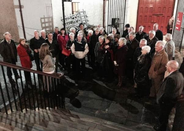 Banbridge Historical Society on their visit to Downpatrick Gaol.