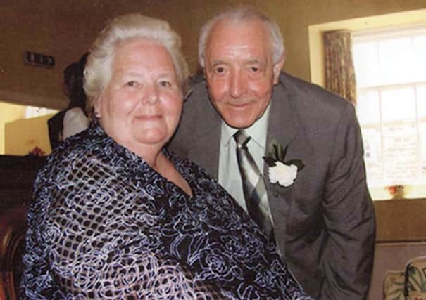 Bertie Acheson with his wife Sheila.