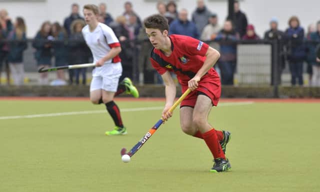 Banbridge Academy captain Johnny McKee is looking to send Principal Raymond Pollock into his retirement by winning back the McCullough Cup from rivals Wallace when he leads his side into battle in Wednesdays decider.  Pic: Rowland White / Presseye.