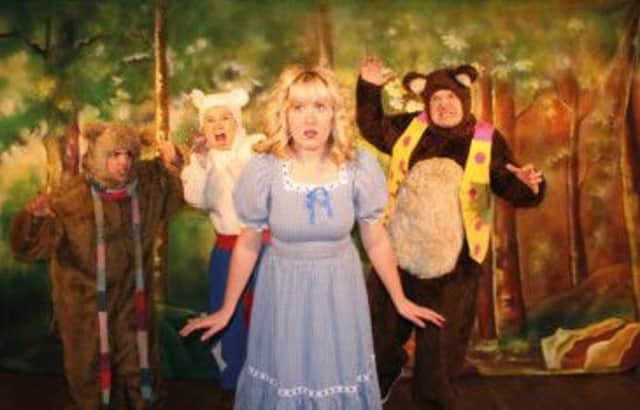 Panto time at the Riverside Theatre: Some of the cast of Goldilocks and the Grumpy Bears, a pantomime for all the family, which plays for a full week in Riverside until Saturday, December 13, with selected performances at 11am, 2.30pm and 7.30pm.