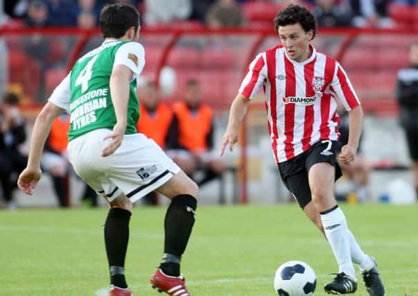 Derry City's Barry McNamee is happy to have re-signed for the Brandywell club. Picture by Lorcan Doherty/Presseye.com