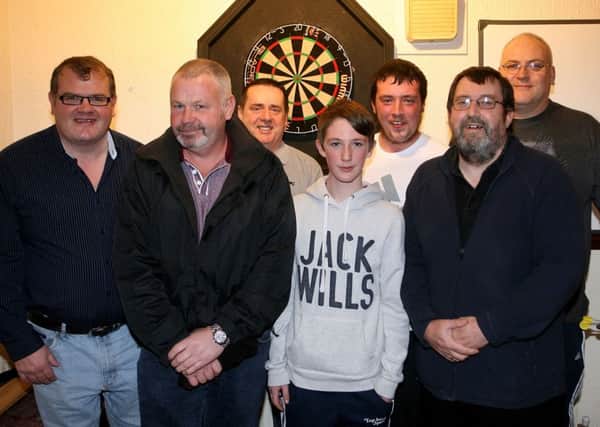 The Wanderers darts team. INBT48-260AC