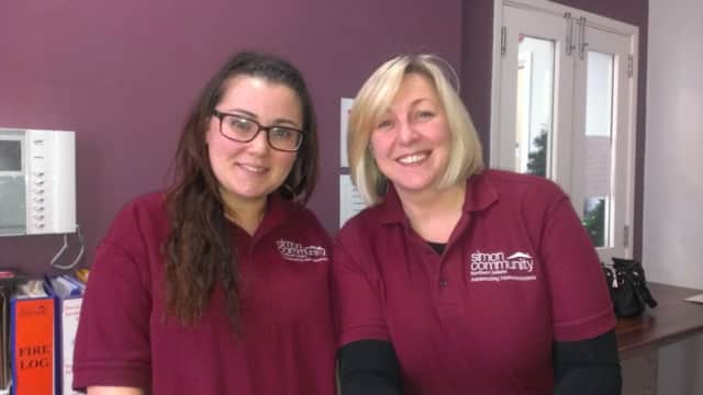 Left to right: The Simon Community's Accommodation and Community Support worker Sarah Warnock pictured with  Team Leader of Simon Community Services in the North Kerry McWilliams. INLT-52-700-con