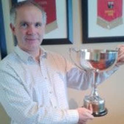 Dr Richard Lawson, winner of the Strand Society Charity Day and the Damian Morelli sponsored Rab Hamilton Memorial Trophy held recently at Portstewart Golf Club.