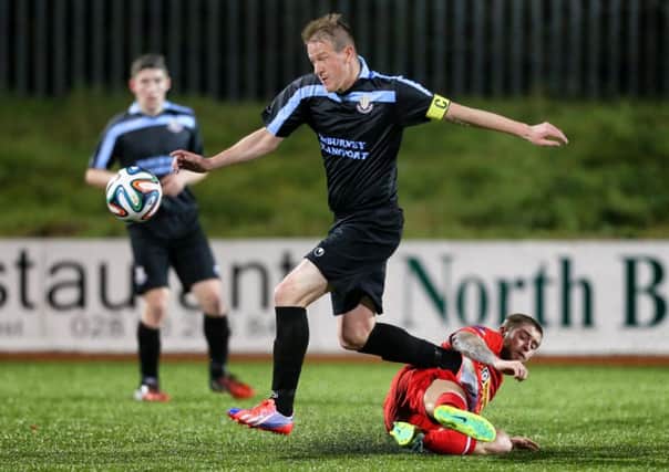 Allan Jenkins is relishing the Boxing Day 'derby' against Coleraine. Picture: Press Eye.