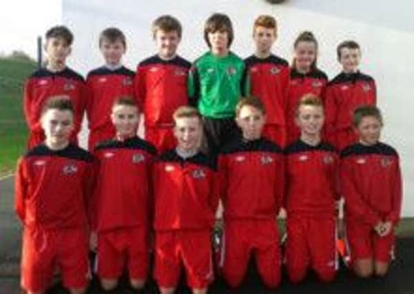 Maiden City Soccer Academy U14 team that is going to Spain.