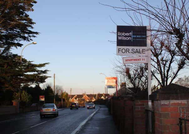 For sale signs in Lurgan.