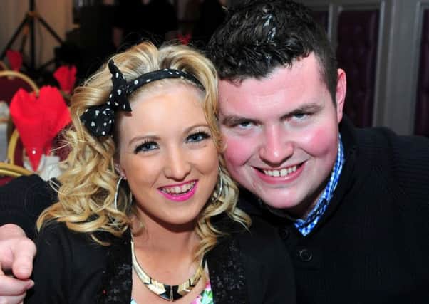 Aidan Campbell and Ciara Hagan who enjoyed the Superstars Club Cookstown Christmas dinner.INMM5214-354