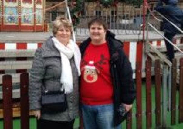Angela McDowell with her daughter Donna at George Square