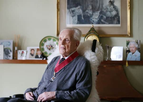 Mr Billy Noble, understood to be the oldest gentleman living in Northern Ireland, celebrates his 106th birthday at his own home in Jordanstown. Picture by Jonathan Porter, Press Eye
