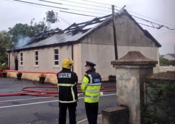 This attack on an Orange Hall in Donegal was not included in the figures