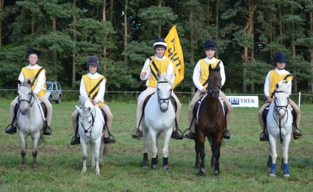 Memebers of the Route Hunt Club Games Team pictured before one of the events they competed in over the last year. (s)
