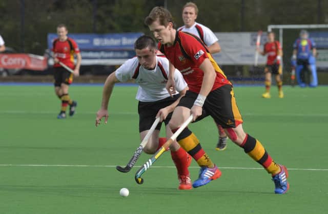 Owen Magee will be back in action for Banbridge against Garvey this weekend. Pic: Rowland White / Presseye.