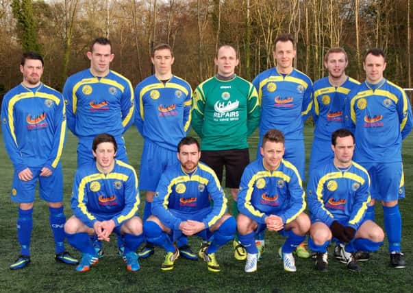 Moyola Park FC who lost out to a last minute goal against holders Glenavon FC in the Irish Cup 5th round.INMM0215-326