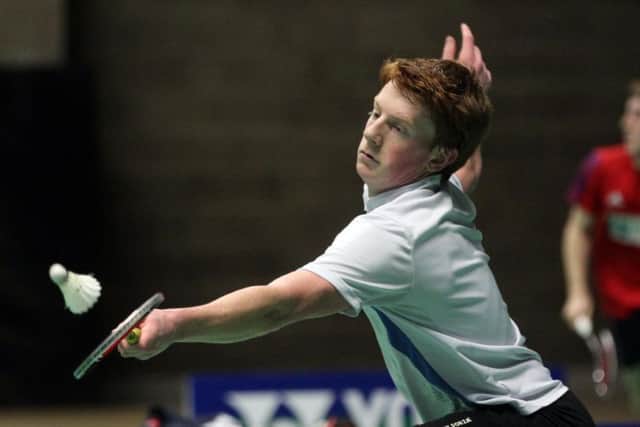 Stuart Lightbody who lifted the Mens Singles and the Mixed Doubles titles in the Ulster Grade A Tournament last weekend. Pic: Presseye.