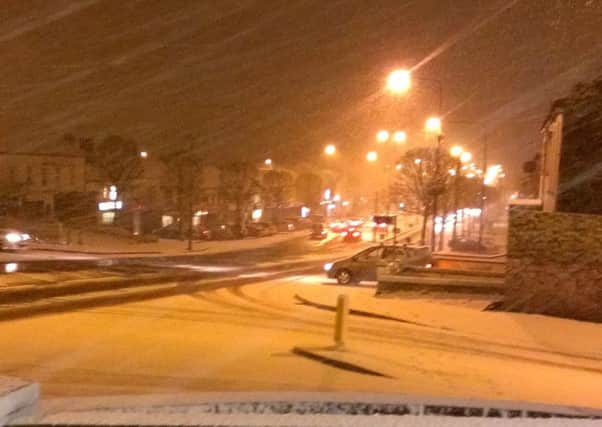 Heavy snow in Cookstown