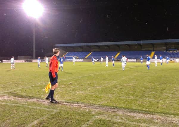 The friendly between Glenavon and Lurgan Celtic finished 2-2.