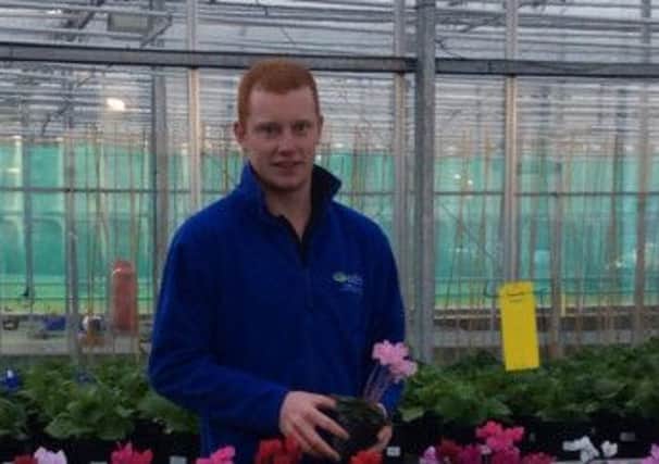 Ballymena student Adam Ferguson who is studying for a Foundation Degree in Horticulture at the CAFRE Greenmount Campus in Antrim has won a £1,000 Student Scholarship by the David Colegrave Foundation (DCF).
