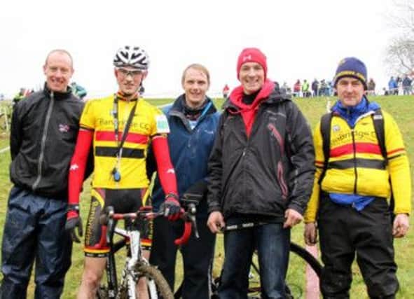 Roger Aiken, James Curry, Gareth McKee, Simon Curry and Chris McCann had a rewarding day at the Irish Cyclocross Championships representing Banbridge CC.