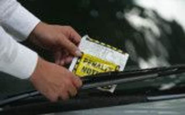 Pic by Heathcliff O'malley.Parking ticket pictures in central London.