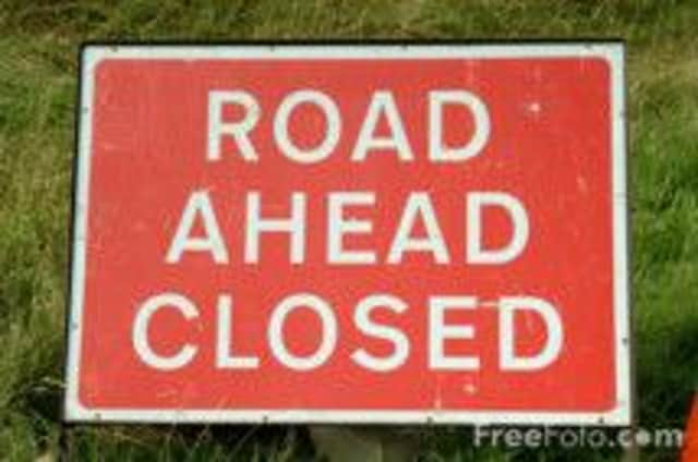 Coleraine Road closed.