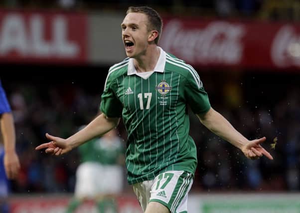 Shane Ferguson is a happy man after joining Rangers on loan for the remainder of the season.