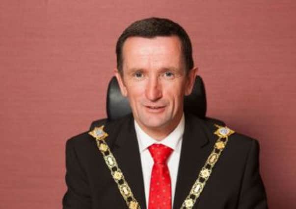 Mayor of Coleraine, councillor George Duddy.