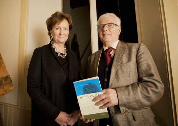 Roisin McDonough, Chief Executive of the Arts Council and Dan Heaney, at the launch.
