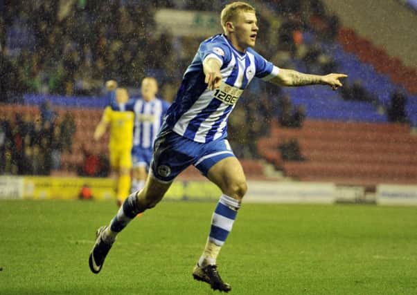 Wigan Athletic's James McClean.