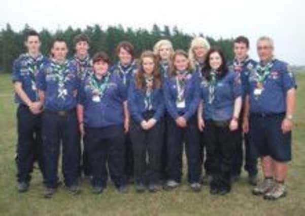 Cookstown Scouts at the 2011 World Jamboree in Sweden