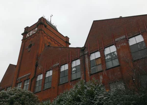 The old Kirkpatrick Bros. linen mill on Green Road, Ballyclare is one of the film locations for new TV thriller The Frankenstein Chronicles. INNT 06-550CON