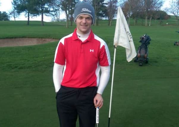 Kieran Berryman winner of the Sunday Club Stableford competition, which took place at Roe Park Golf Club.