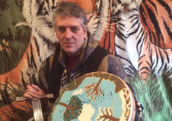 Patrick Carberry, who describes himself as a traditional Celtic pagan priest. INLT 07-676-CON