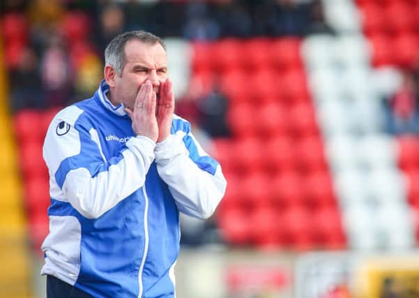 Ballymena United manager Glenn Ferguson wants an improvement in his side's league form. Picture: Press Eye.