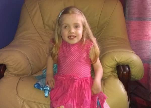 Aoife McGee who suffers from Morquio Syndrome