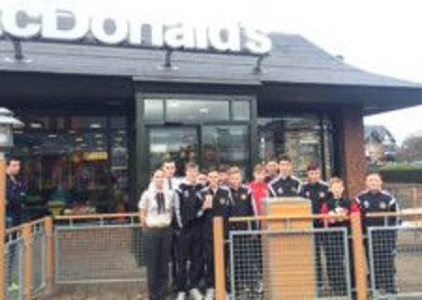 As part of the local Ballymena francise of McDonalds' sponsorship of Carniny A&YFC the clubs under 14 side were selected as Februarys 'team of the month' and earned their team a free lunch at the local restaurant.