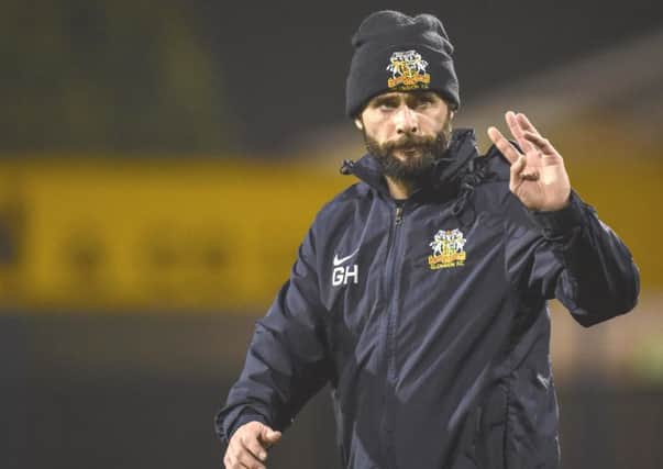 Gary Hamilton - fans may have seen his last goal for Glenavon.
