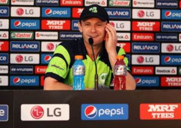 A delighted William Porterfield wants Ireland to look for another win next week against the UAE.