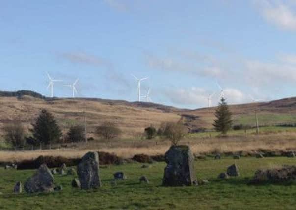 Proposed wind turbines for the Sperrins