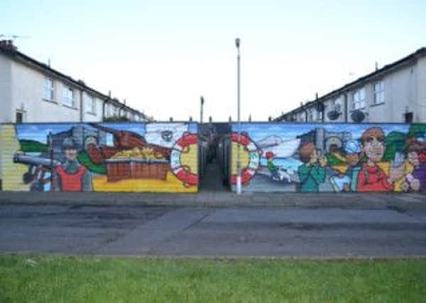 A new mural at Davys Street in Carrickfergus.  INCT 08-725-CON