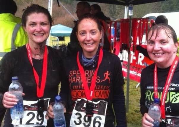 Carla Fowley, Fiona Devlin and Nicola Gillespie at Blood Sweat and Tears event