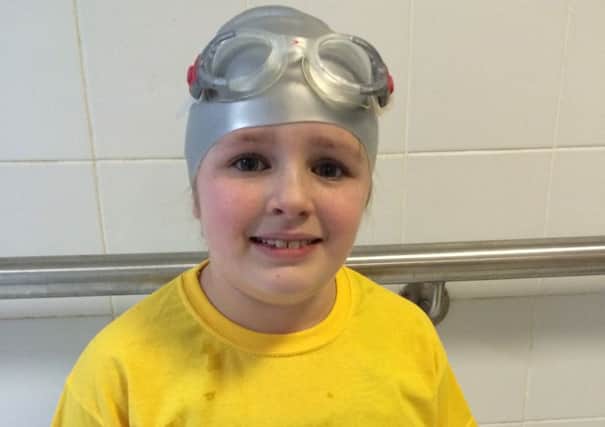 Poppy Millar was one of the swimmers who helped Ballymena Aquasprints to victory over Olympia recently.